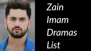 Zain Imam Dramas List