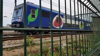 ( RER D ) Service Annuel 2019.Fort claquement sur une éclisse! 2 Z20500 UUPA et ROPE près de Juvisy