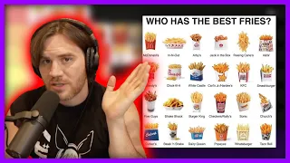 Fast Food Fries Tier List - Will Neff Reacts