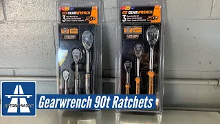 Gearwrench 90 Tooth Ratchet sets 81206T and 81207T