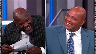 Shaq couldn't stop laughing at this 🤣