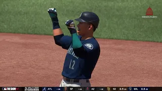 MLB The Show 24 Gameplay: Seattle Mariners vs Washington Nationals - (PS5) [4K60FPS]