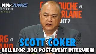 Scott Coker Responds to Dana White, Uncertain of Bellator's Future Amid Sale Rumors | Bellator 300
