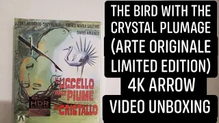 The Bird with the Crystal Plumage (Arte Originale Edition Limited to 1500) 4K Arrow Video Unboxing