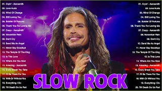 Top 100 Slow Rock Songs Of The 70s 80s 90s ⚡ Bon Jovi, Aerosmith, Scorpions, Led Zeppelin, GNR, U2