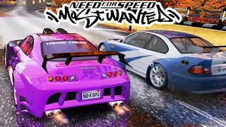 NFS MW Final Race | Razor (Blacklist #1) | Toyota Supra vs BMW M3 GTR | PC Gameplay [1080pᴴᴰ60 ᶠᵖˢ]