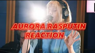 AURORA - Rasputin (Boney M cover - acoustic REACTION #aurorareaction #aurora #rasputin #singer