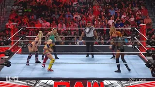 Wwe Raw 6/20/22 Becky Lynch vs Asuka vs Liv Morgan vs Carmella be Alexa Bliss 1/2