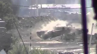 Incoming Tank Shell- Insane Combat Footage!