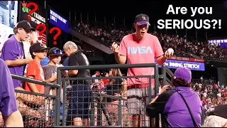 I snagged a NOLAN ARENADO HOME RUN at Coors Field -- then things got weird!