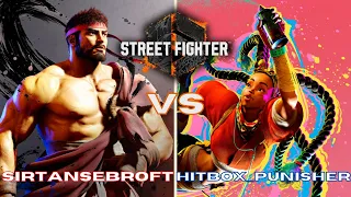 sirtansebroft (Ryu) vs HitBox_Punisher (Kimberly) Ranked Match Set. (Street Fighter 6 Closed Beta)