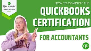 How to complete the QuickBooks certification for accountants