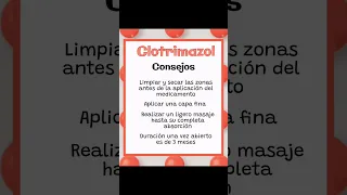 #clotrimazol todo lo que necesitas saber. #divulgacion #salud