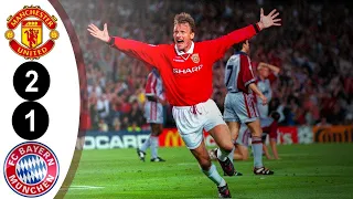 Manchester United vs Bayern Munich 2 1 UCL 1998 1999  Remontada  Full Highligh