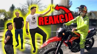 REAKCJA YOUTUBERÓW NA MÓJ NOWY MOTOCYKL!