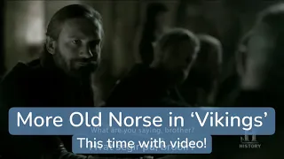 An Old Norse Scene in Vikings (with video)