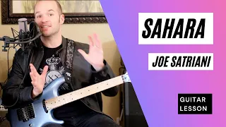 "Sahara" Joe Satriani Guitar Lesson (Part 1 w/TAB up to main solo)