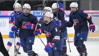2024 U18 Women's Worlds | Team USA Tops Slovakia 7-1 in Opening U18 Women’s World Championship Game