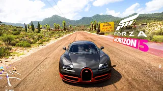 Bugatti Veyron Super Sport 1500HP❤️ - Forza Horizon 5 | 4K Gameplay | 3060ti Ultra Settings