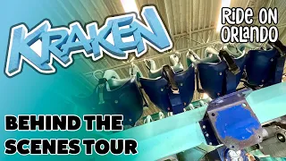 Kraken Behind The Scenes Tour for National Roller Coaster Day 2022 - Sea World Orlando