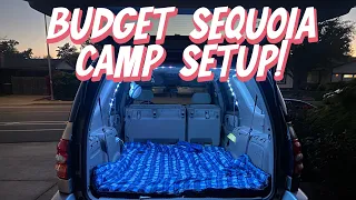 ULTIMATE Budget Sequoia Car Camp Setup!