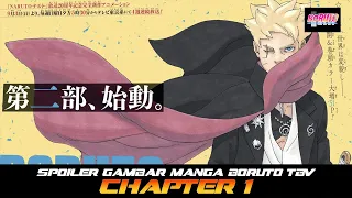 AHHHH KERENN SPOILER GAMBAR MANGA BORUTO TWO BLUE VORTEX CHAPTER 1