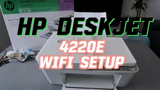 How To Setup/ Connect HP Deskjet 4220e To WIFI.