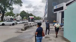 Port of Spain, Brian Lara promenade, Trinidad, Oct'22.