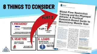 BLOOD FLOW RESTRICTION TRAINING TO MAXIMIZING MUSCLE SIZE (BY ROLNICK, & SCHOENFELD) - PART 2