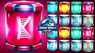 OPENING ALL INCUBATORS (JURASSIC WORLD ALIVE)