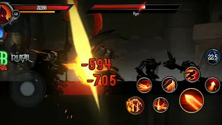 Shadow knight Shadow knight - Chapter 2- Stage 6-7(Hard)-Labyrinth of death- victory