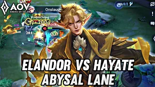 ELANDOR PRO GAMEPLAY | VS HAYATE - ARENA OF VALOR