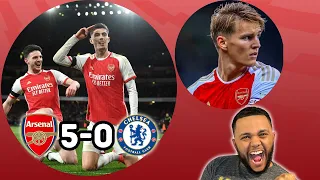 Arsenal SMASH Chelsea | Odegaard is pure MAGIC✨ | Arsenal 5-0 Chelsea | Match Reaction & Analysis