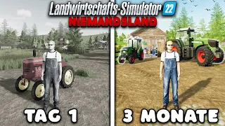 Ich habe DREI MONATE im Niemandsland verbracht! Beginnend mit 0$ und Sensen im LS22