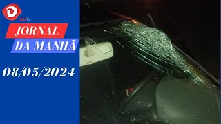 🔴  MOTORISTA EMBRIAGADO TENTA FUGIR DA GCM, SOFRE QUEDA E ACABA PRESO  🎙️JORNAL DA MANHÃ 08/05/2024