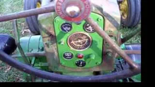 Starting the John Deere 70 Diesel