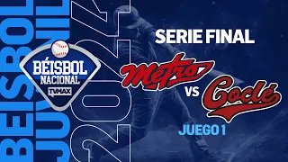 PMA. METRO VS COCLÉ | SERIE FINAL JUEGO 1 | BÉISBOL JUVENIL DE PANAMÁ 2024 | #FullBeis | #ENVIVO