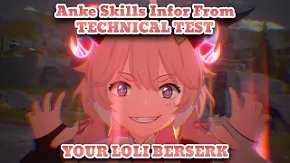 [Wuthering Waves] Anke Skills Detail | TECH TEST | Your LOLI Berserk