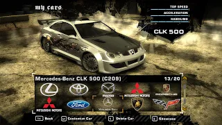 Need for Speed: Most Wanted — Mercedes-Benz CLK 500 (C209) (Kaze)