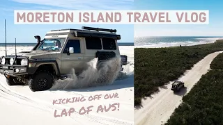 MORETON ISLAND | OUR FIRST TRAVEL VLOG! | Lap of Australia Ep 1