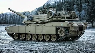 U.S. Marines Learn To Drive Tanks On Ice In Norway