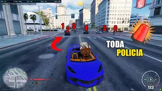 FUGA DE TODA POLICIA DA CIDADE no GTA RP (Haridade)