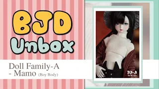 BJD UNBOXING!! Doll Family-A - 玛莫/Mamo (1/4 Normal Pink Skin in Boy Body)