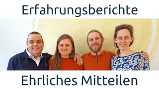 Ehrliches Mitteilen *4 Persönliche Erfahrungsberichte aus Dresden*