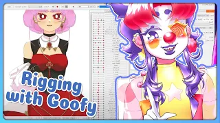 Goofy Ha0nk Livestream | Rigging in Live2D