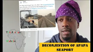 APAPA PORTS DECONJESTION: LAGOS/IBADAN RAIL IS NOW CONNECTED TO THE PORT