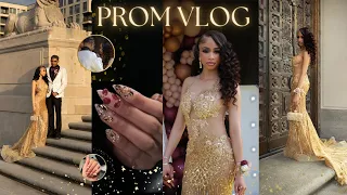 PROM VLOG 2024 | GRWM: hair, nails, makeup, prom sendoff, photoshoot + more!