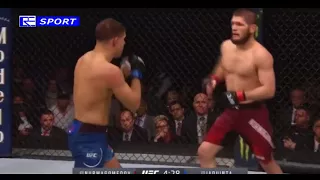 ОБЗОР БОЯ  ХАБИБ НУРМАГОМЕДОВ   ЭЛЬ ЯКВИНТА   KHABIB vs IAQUINTA