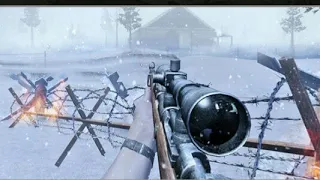 Call of Duty WW2 Stealth Sniper Mission #4 Gameplay Veteran