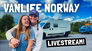 LIVE from a lay-by in NORWAY! (Van Life)